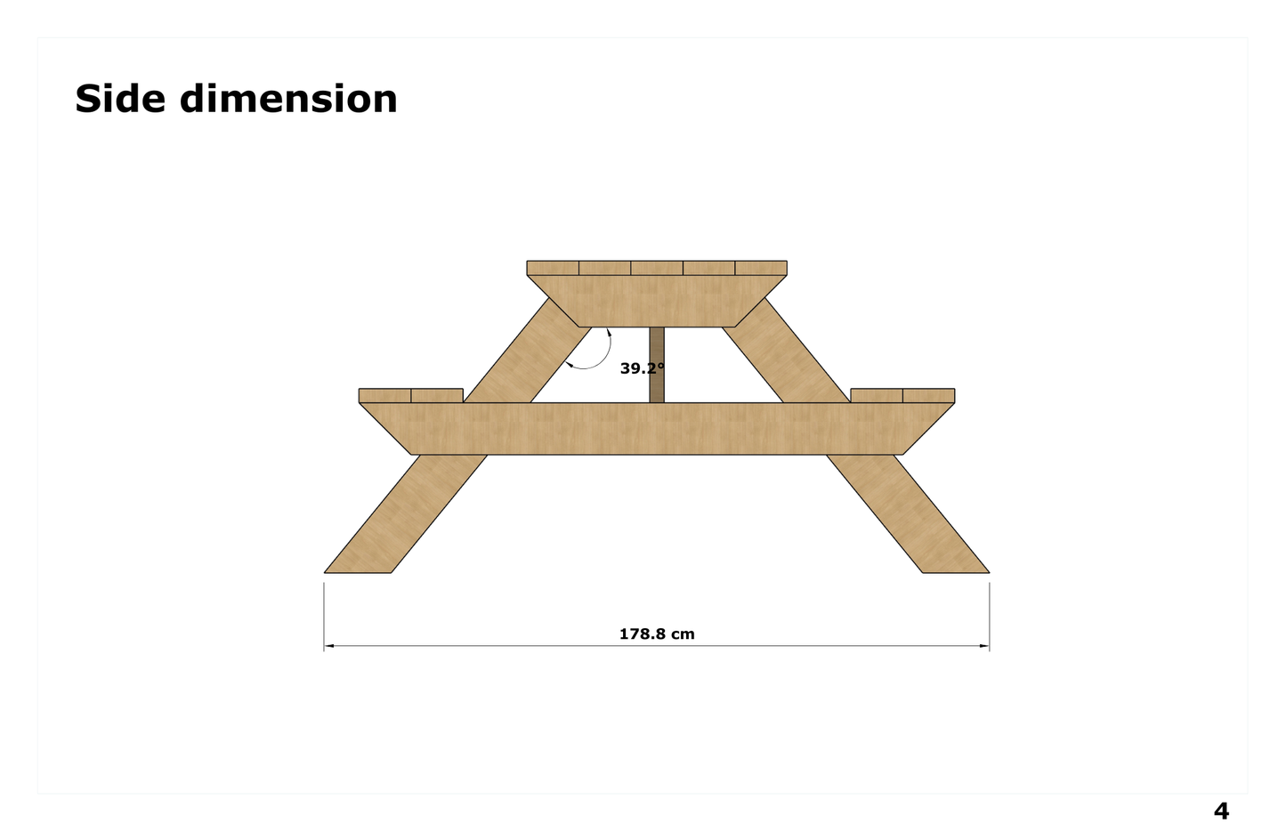 PIC-NIC TABLE PLAN